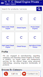 Mobile Screenshot of htcdieselengine.com